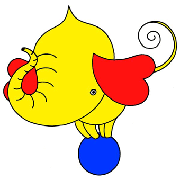 Cartoon character - 「Heart elephant」