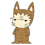 Cartoon character - 「Primitive cat」　
