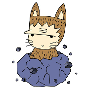 Cartoon character - 「Primitive cat」　