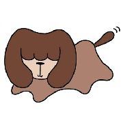 Cartoon character - 「Dog full of hairs」