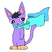 Cartoon character - 「Purple Cat」